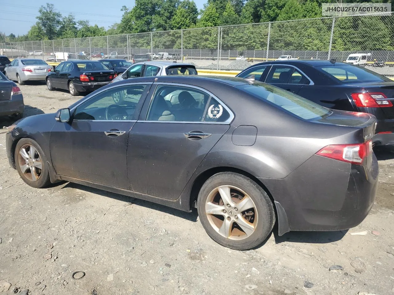 2010 Acura Tsx VIN: JH4CU2F67AC015635 Lot: 61829214