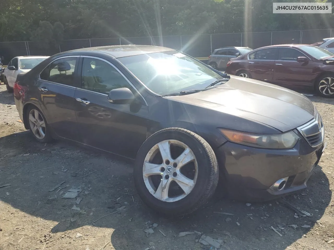 2010 Acura Tsx VIN: JH4CU2F67AC015635 Lot: 61829214