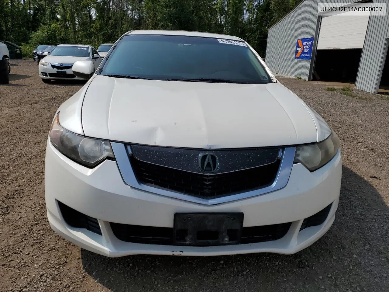 2010 Acura Tsx VIN: JH4CU2F54AC800007 Lot: 62895434