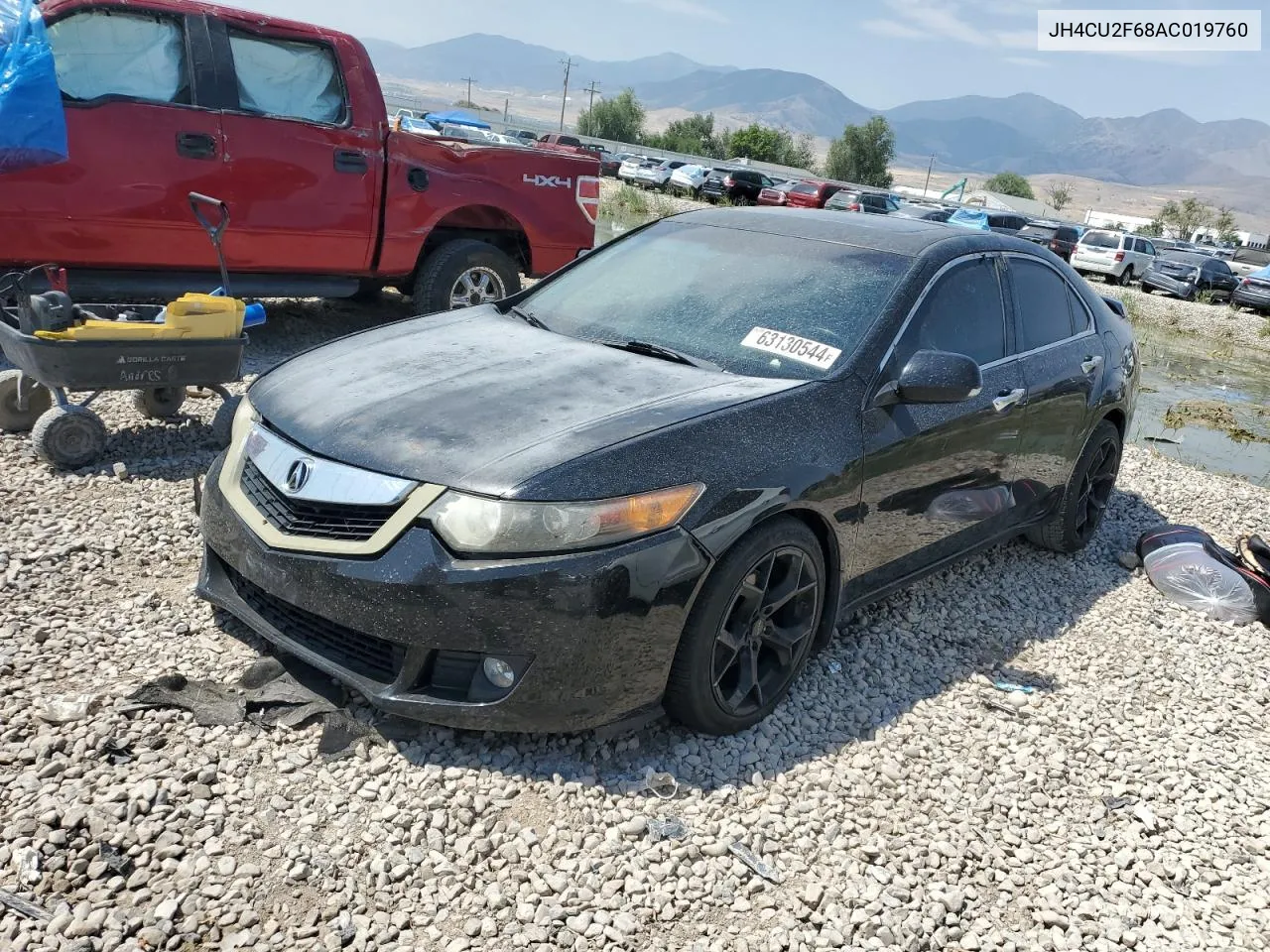 2010 Acura Tsx VIN: JH4CU2F68AC019760 Lot: 63130544