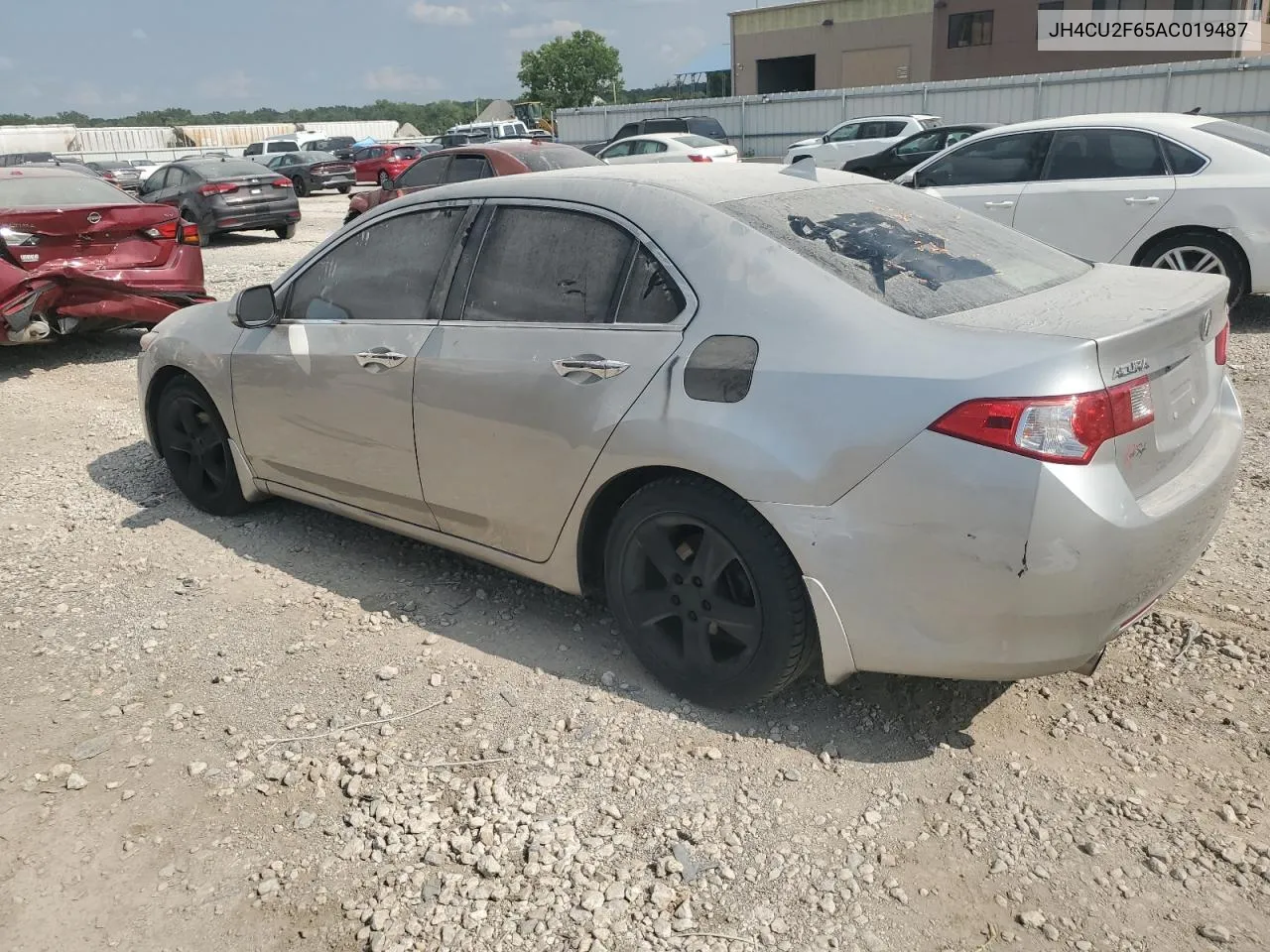 2010 Acura Tsx VIN: JH4CU2F65AC019487 Lot: 64159774