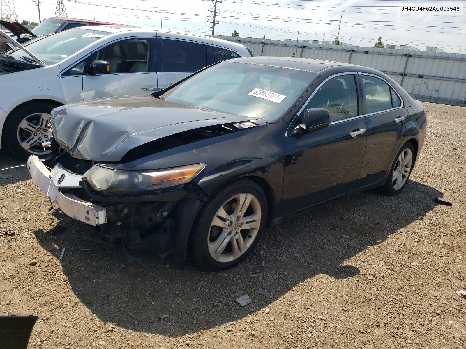 2010 Acura Tsx VIN: JH4CU4F62AC003548 Lot: 65663804