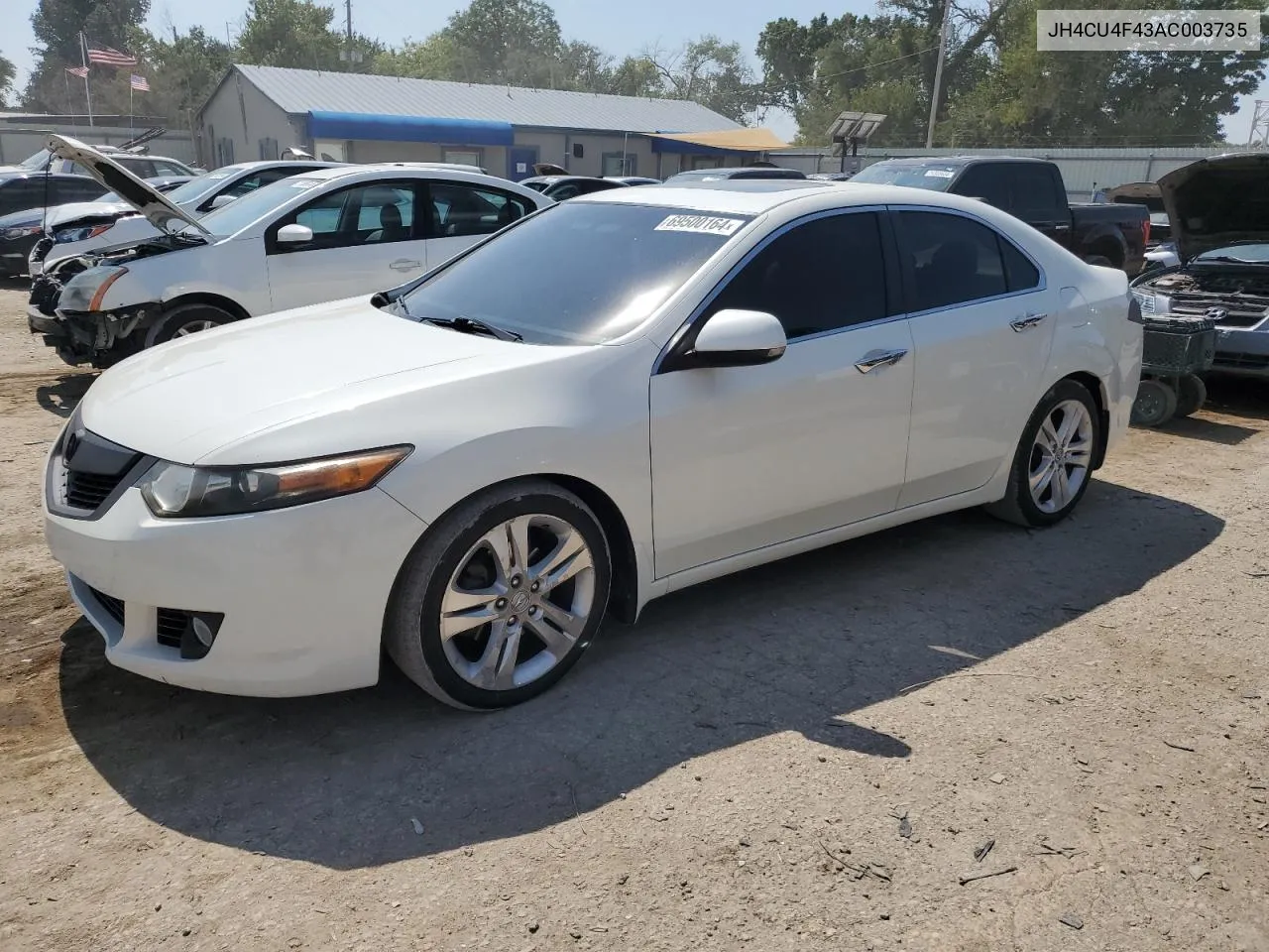 2010 Acura Tsx VIN: JH4CU4F43AC003735 Lot: 69500164