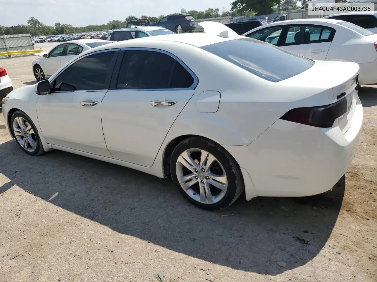 2010 Acura Tsx VIN: JH4CU4F43AC003735 Lot: 69500164