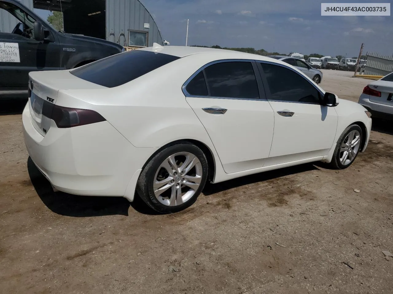 2010 Acura Tsx VIN: JH4CU4F43AC003735 Lot: 69500164