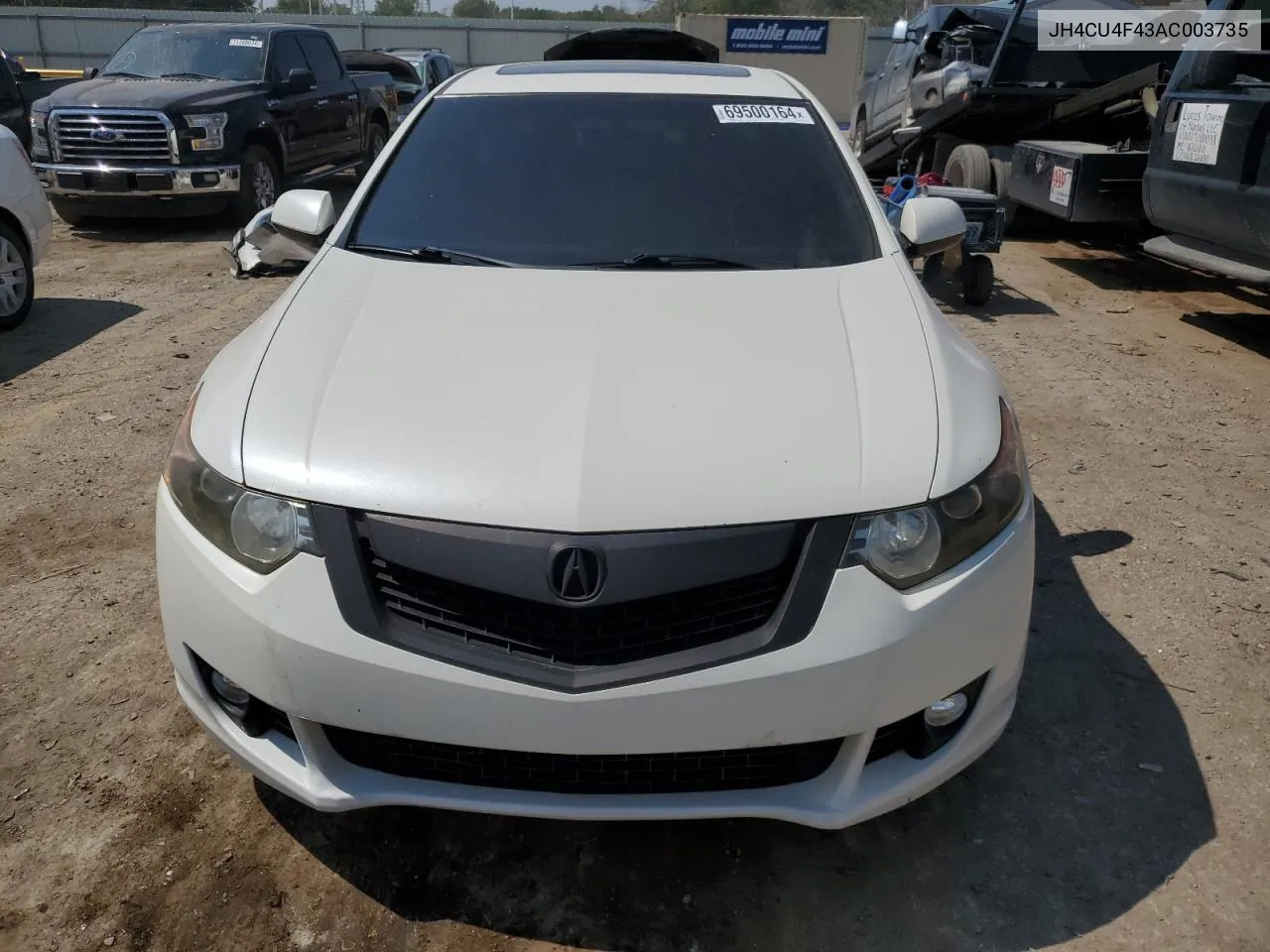 2010 Acura Tsx VIN: JH4CU4F43AC003735 Lot: 69500164