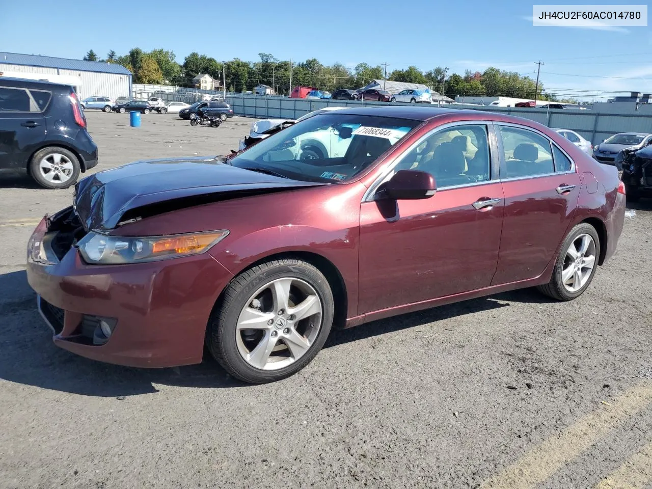 2010 Acura Tsx VIN: JH4CU2F60AC014780 Lot: 71068344