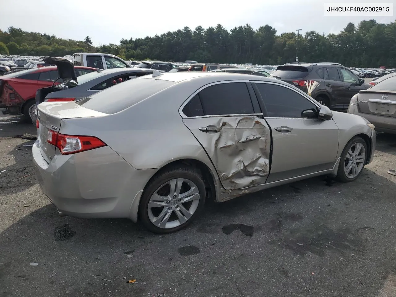 2010 Acura Tsx VIN: JH4CU4F40AC002915 Lot: 71461974