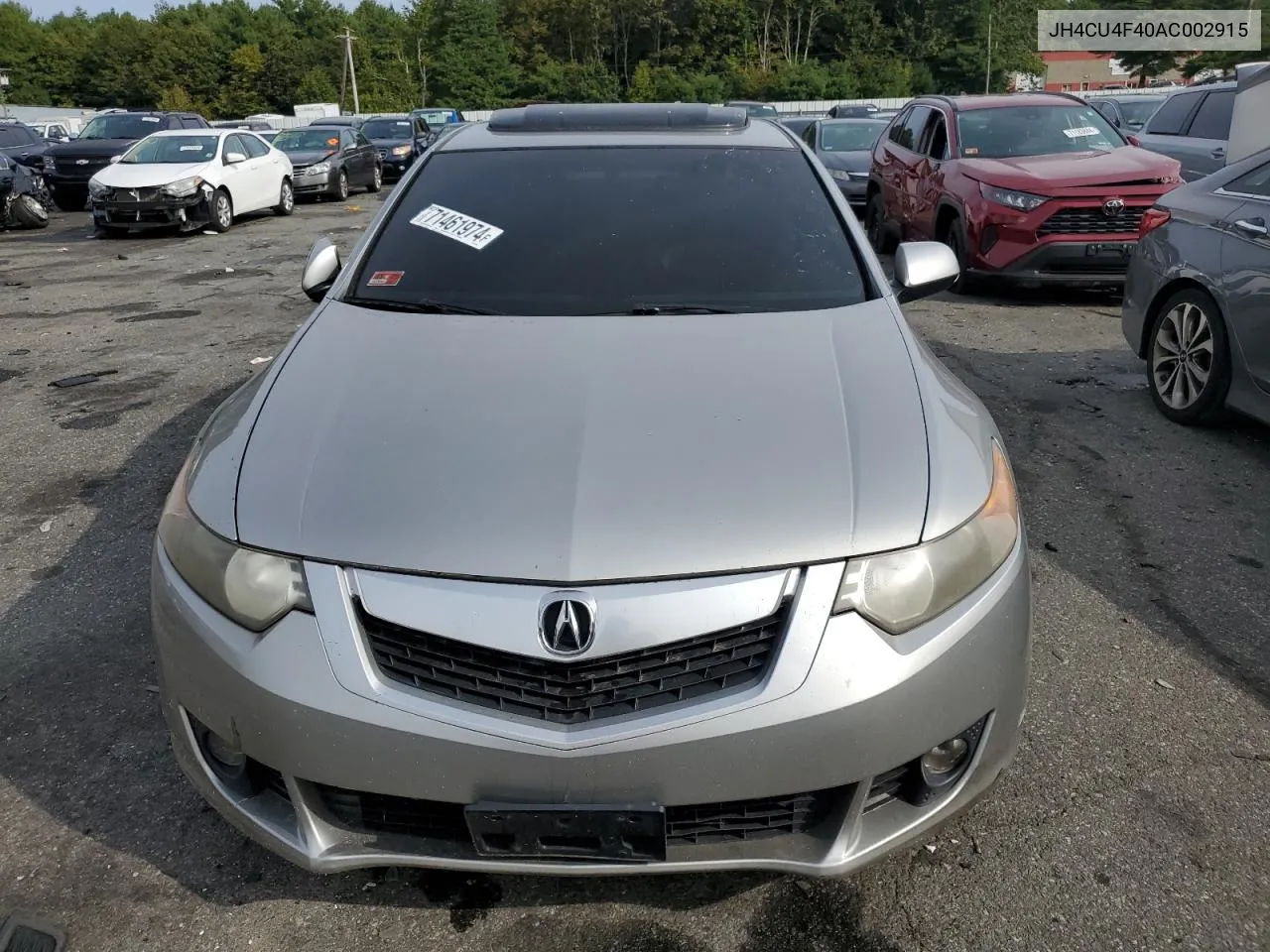 2010 Acura Tsx VIN: JH4CU4F40AC002915 Lot: 71461974