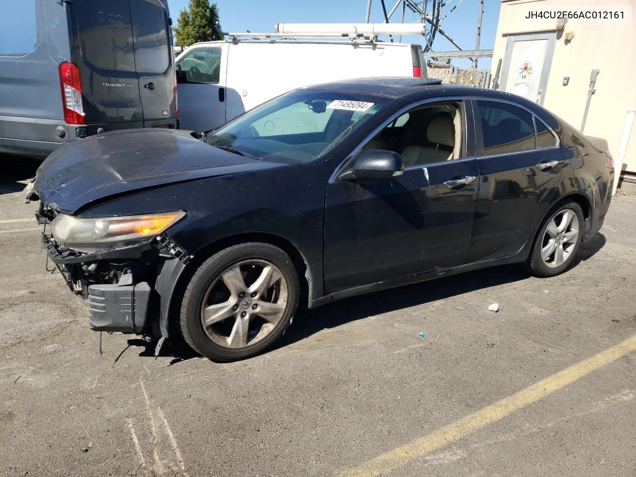 2010 Acura Tsx VIN: JH4CU2F66AC012161 Lot: 71495094