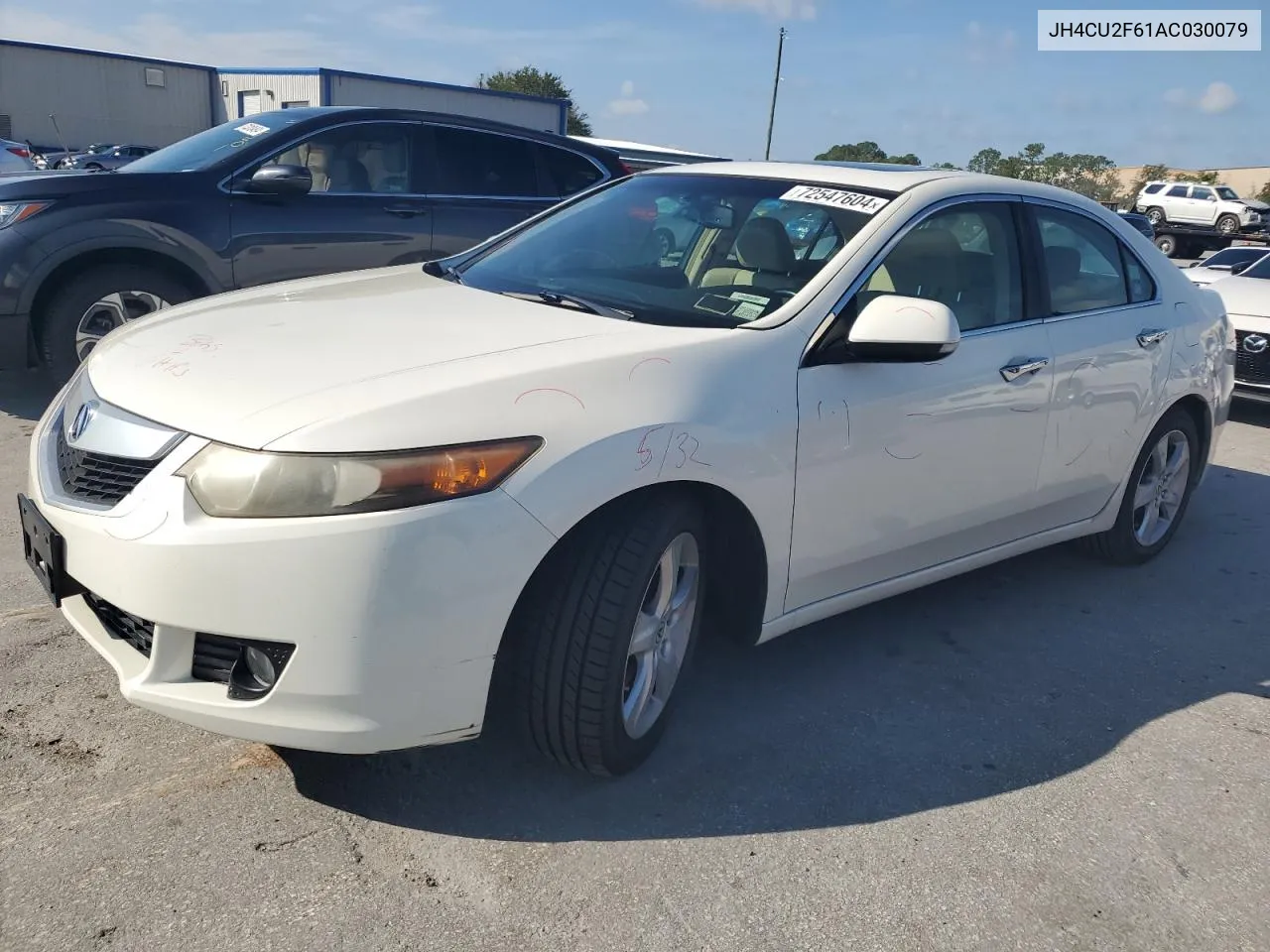 2010 Acura Tsx VIN: JH4CU2F61AC030079 Lot: 72547604