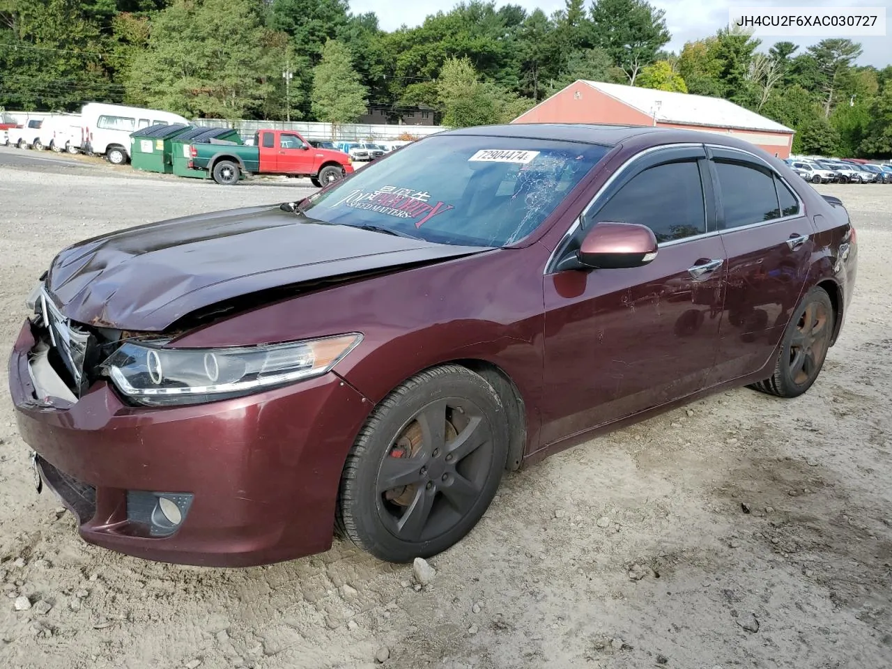 2010 Acura Tsx VIN: JH4CU2F6XAC030727 Lot: 72904474