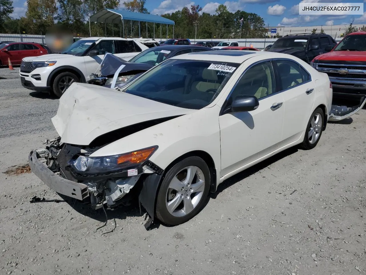 2010 Acura Tsx VIN: JH4CU2F6XAC027777 Lot: 73410254