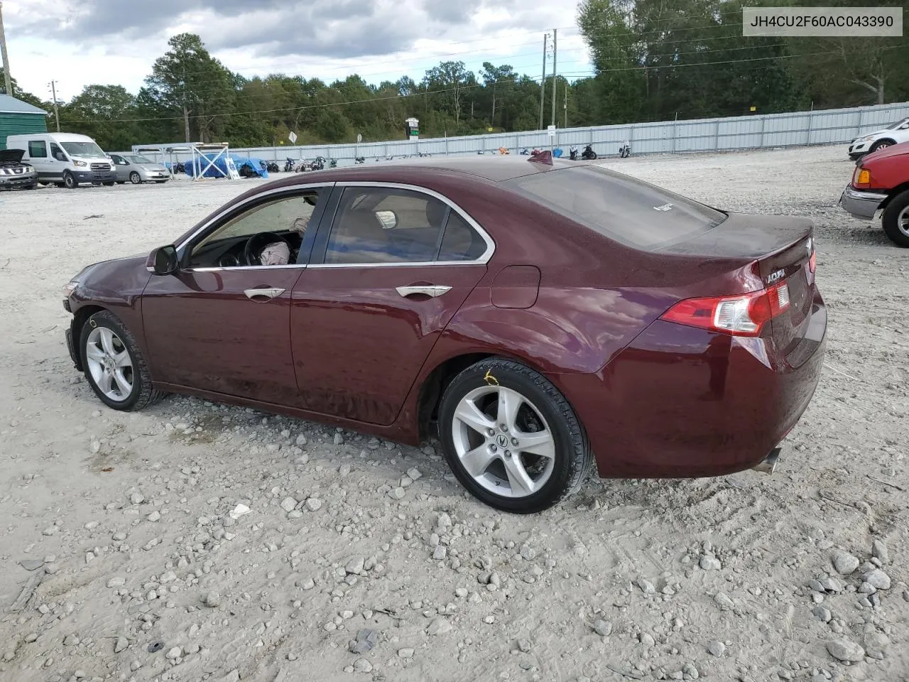 2010 Acura Tsx VIN: JH4CU2F60AC043390 Lot: 74135764