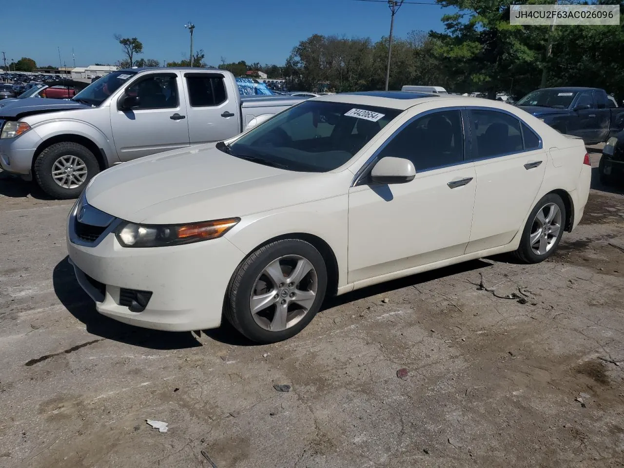 2010 Acura Tsx VIN: JH4CU2F63AC026096 Lot: 74420654