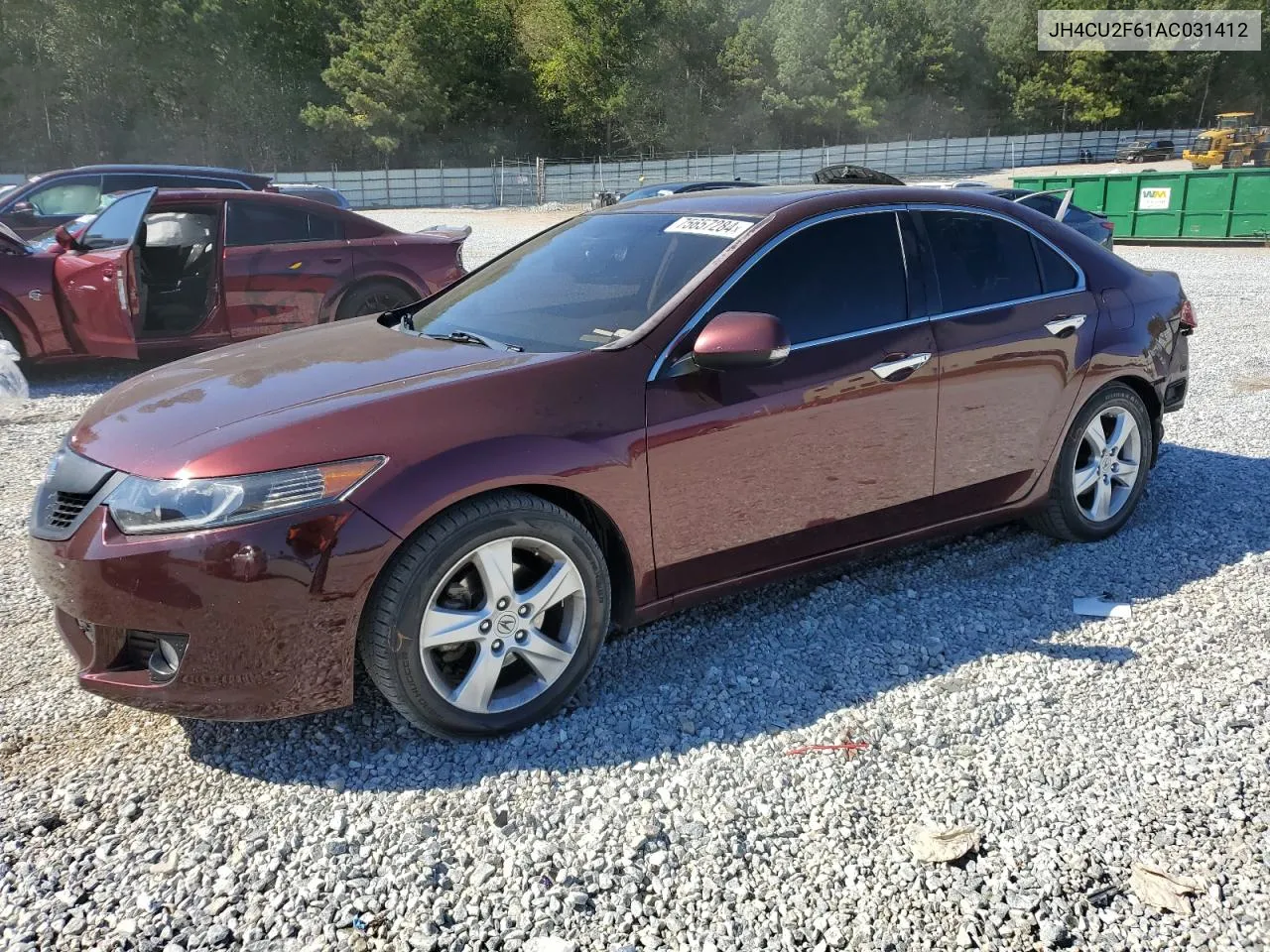 2010 Acura Tsx VIN: JH4CU2F61AC031412 Lot: 75657284