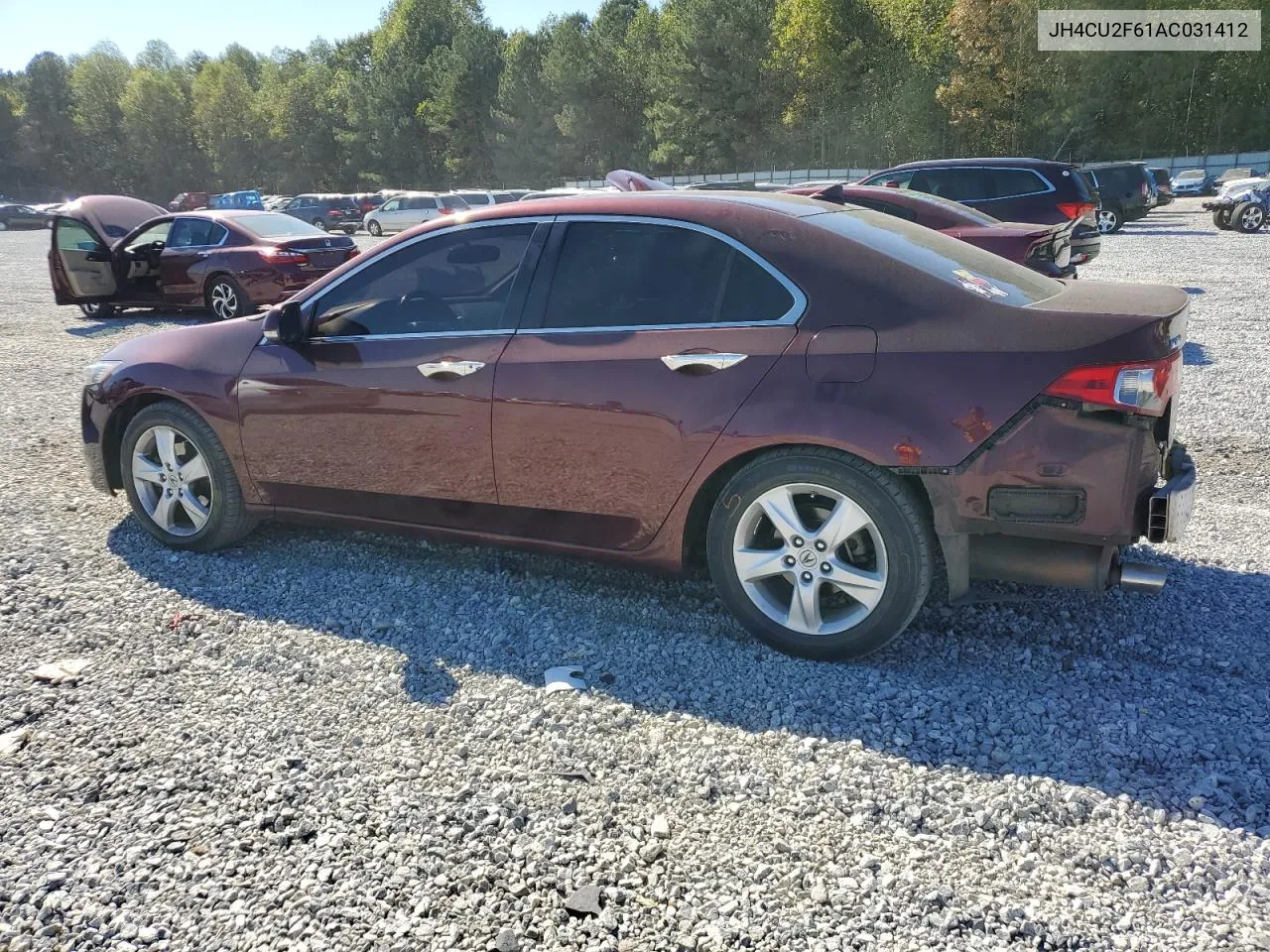 2010 Acura Tsx VIN: JH4CU2F61AC031412 Lot: 75657284