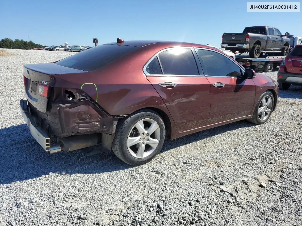 2010 Acura Tsx VIN: JH4CU2F61AC031412 Lot: 75657284