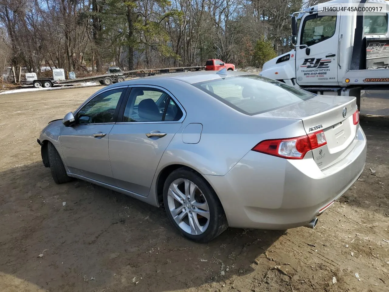 2010 Acura Tsx VIN: JH4CU4F45AC000917 Lot: 76041404