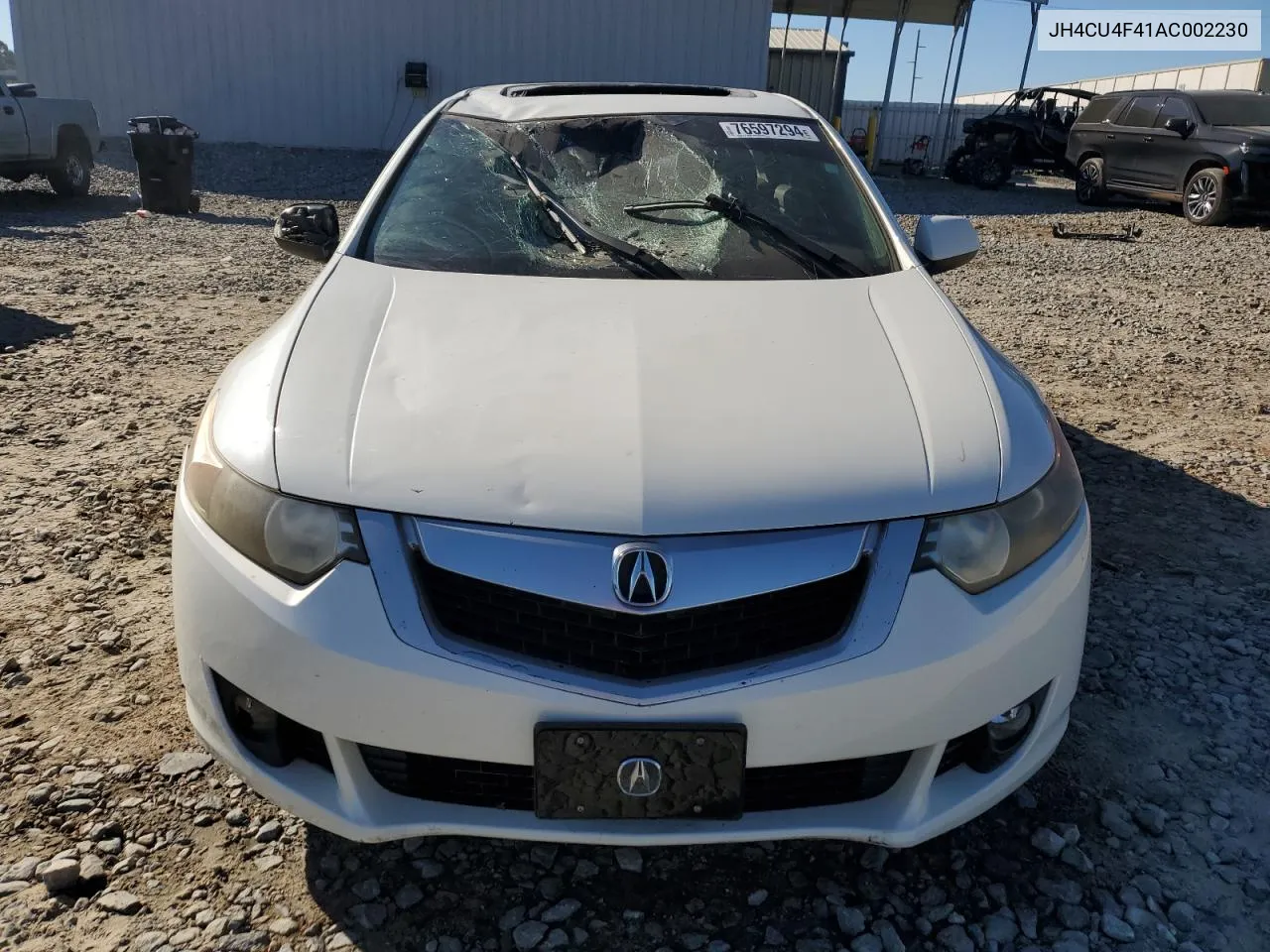 2010 Acura Tsx VIN: JH4CU4F41AC002230 Lot: 76597294