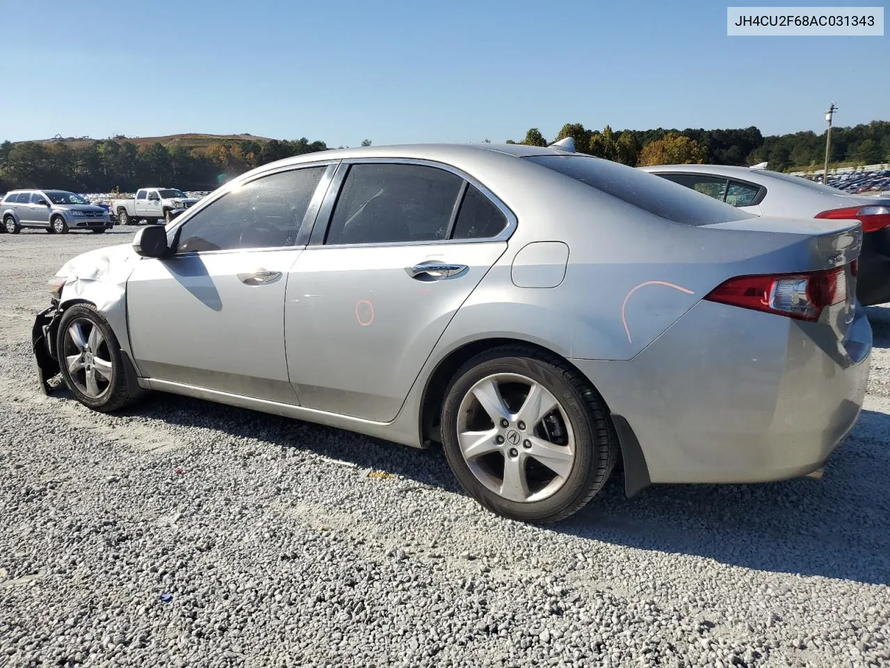 2010 Acura Tsx VIN: JH4CU2F68AC031343 Lot: 77124734