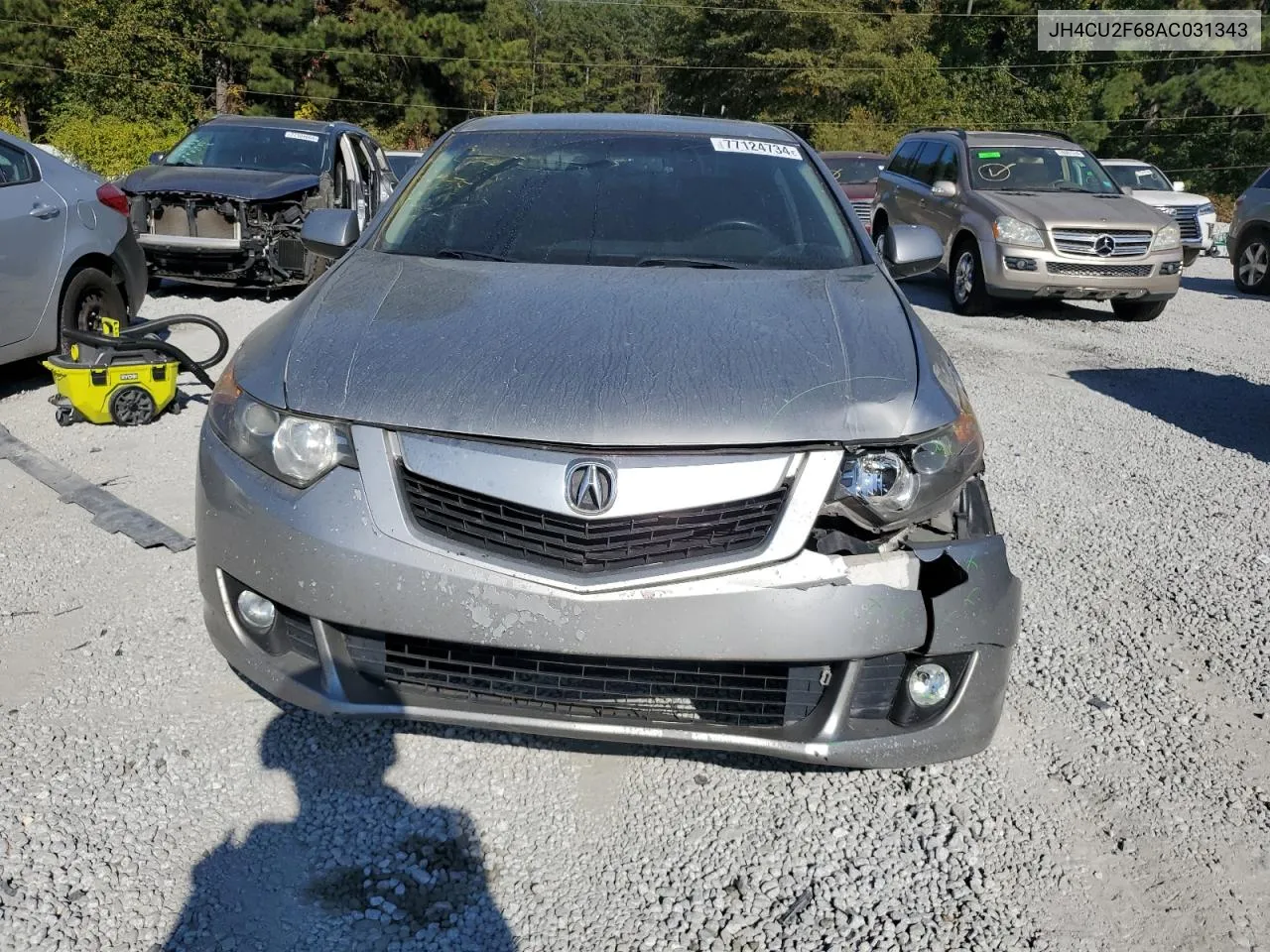 2010 Acura Tsx VIN: JH4CU2F68AC031343 Lot: 77124734