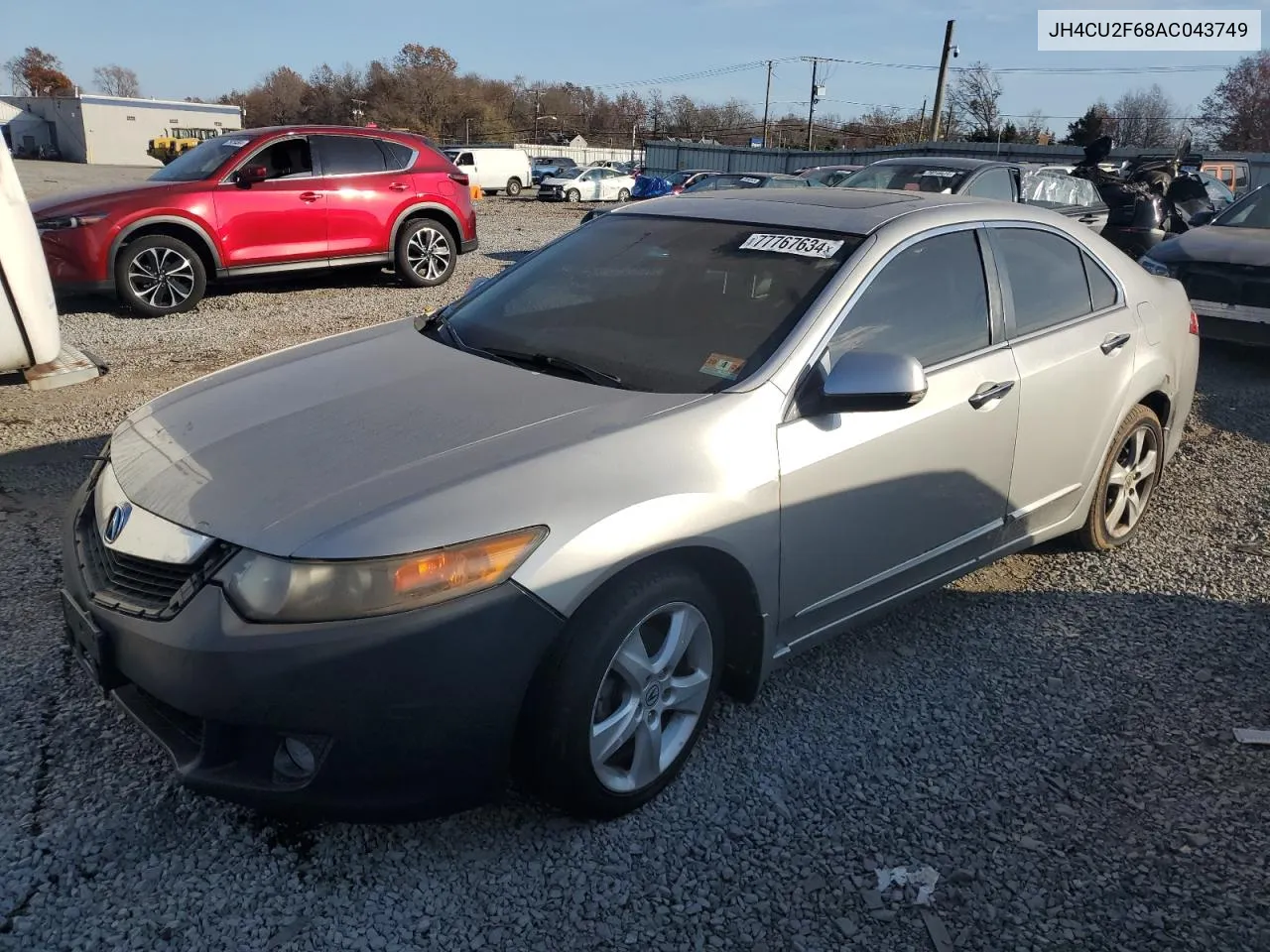 2010 Acura Tsx VIN: JH4CU2F68AC043749 Lot: 77767634