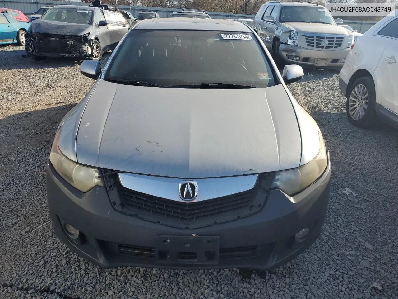 2010 Acura Tsx VIN: JH4CU2F68AC043749 Lot: 77767634