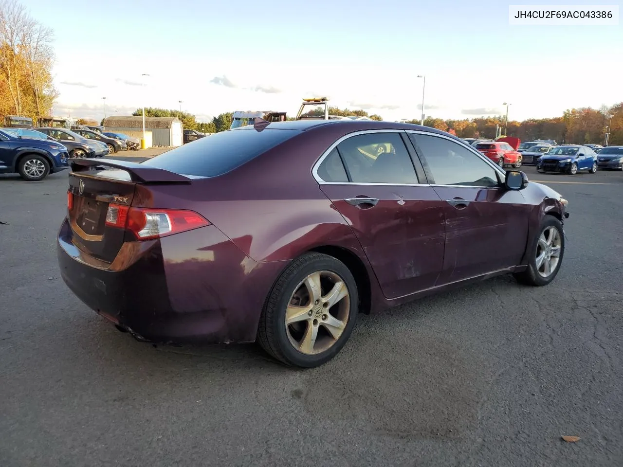 2010 Acura Tsx VIN: JH4CU2F69AC043386 Lot: 77829684