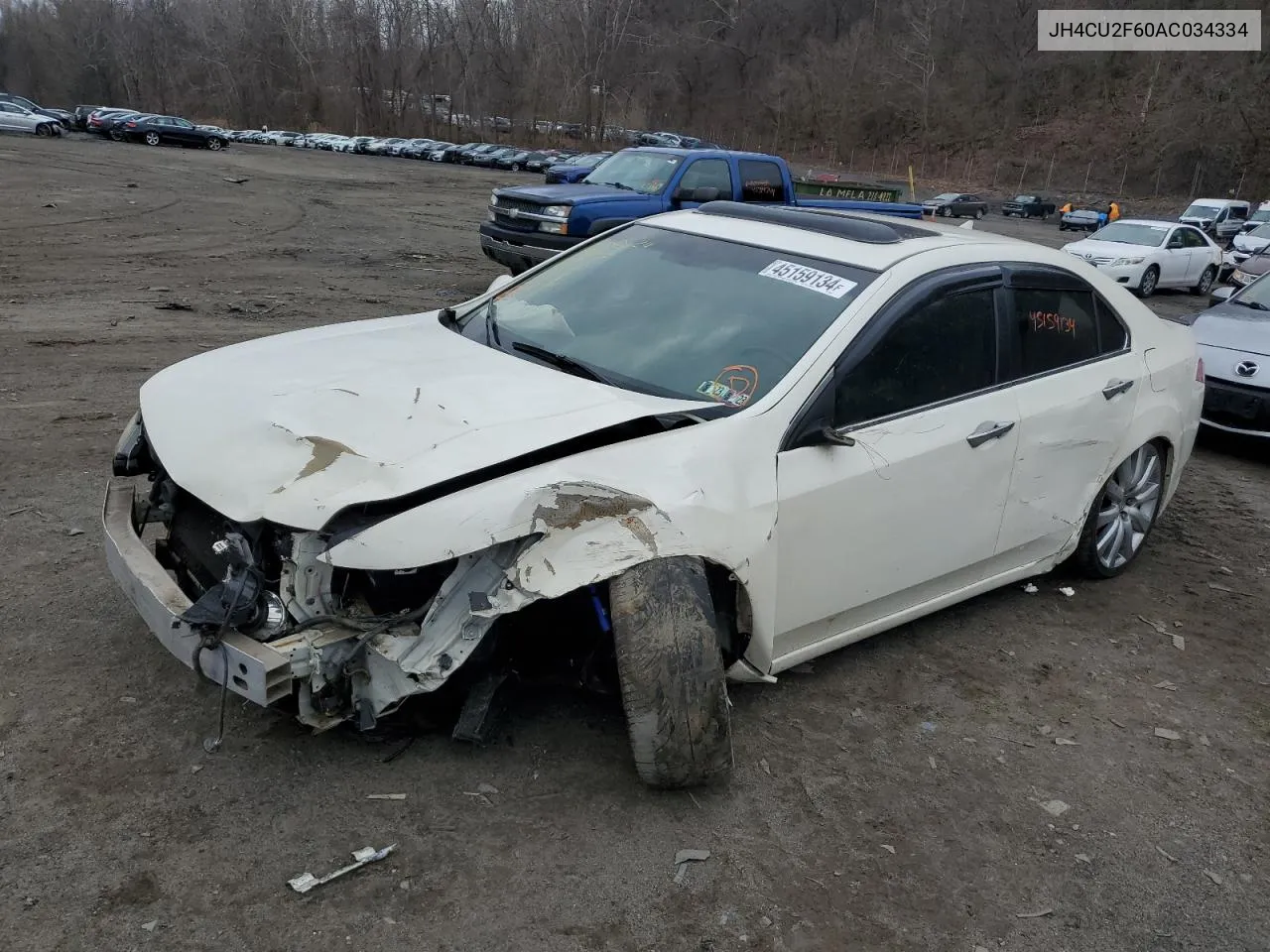 2010 Acura Tsx VIN: JH4CU2F60AC034334 Lot: 78168154