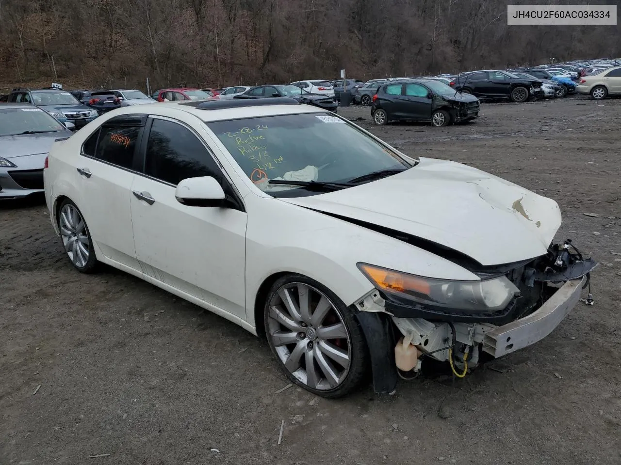 2010 Acura Tsx VIN: JH4CU2F60AC034334 Lot: 78168154