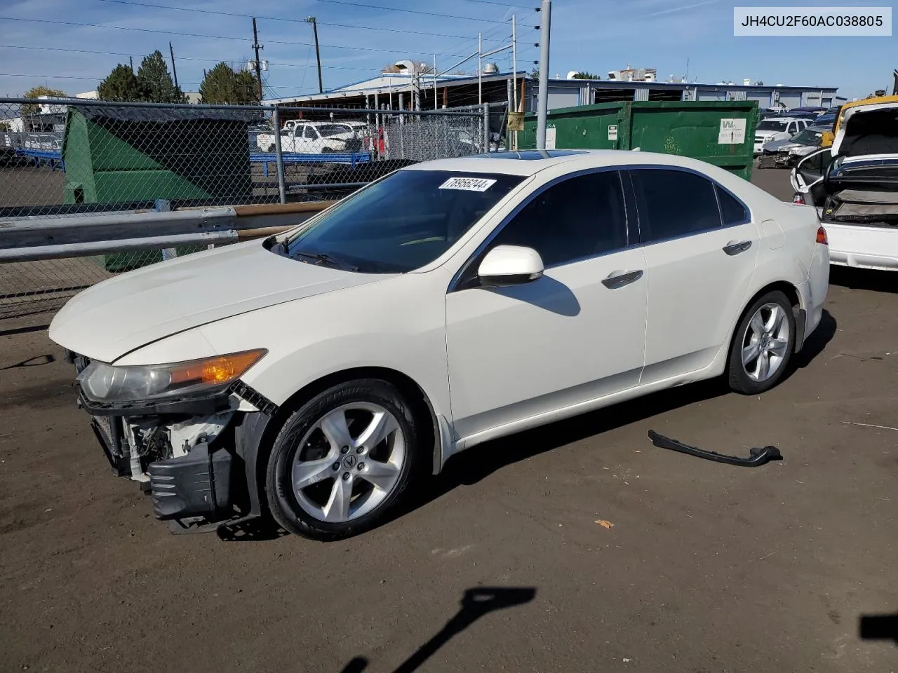 2010 Acura Tsx VIN: JH4CU2F60AC038805 Lot: 78956244