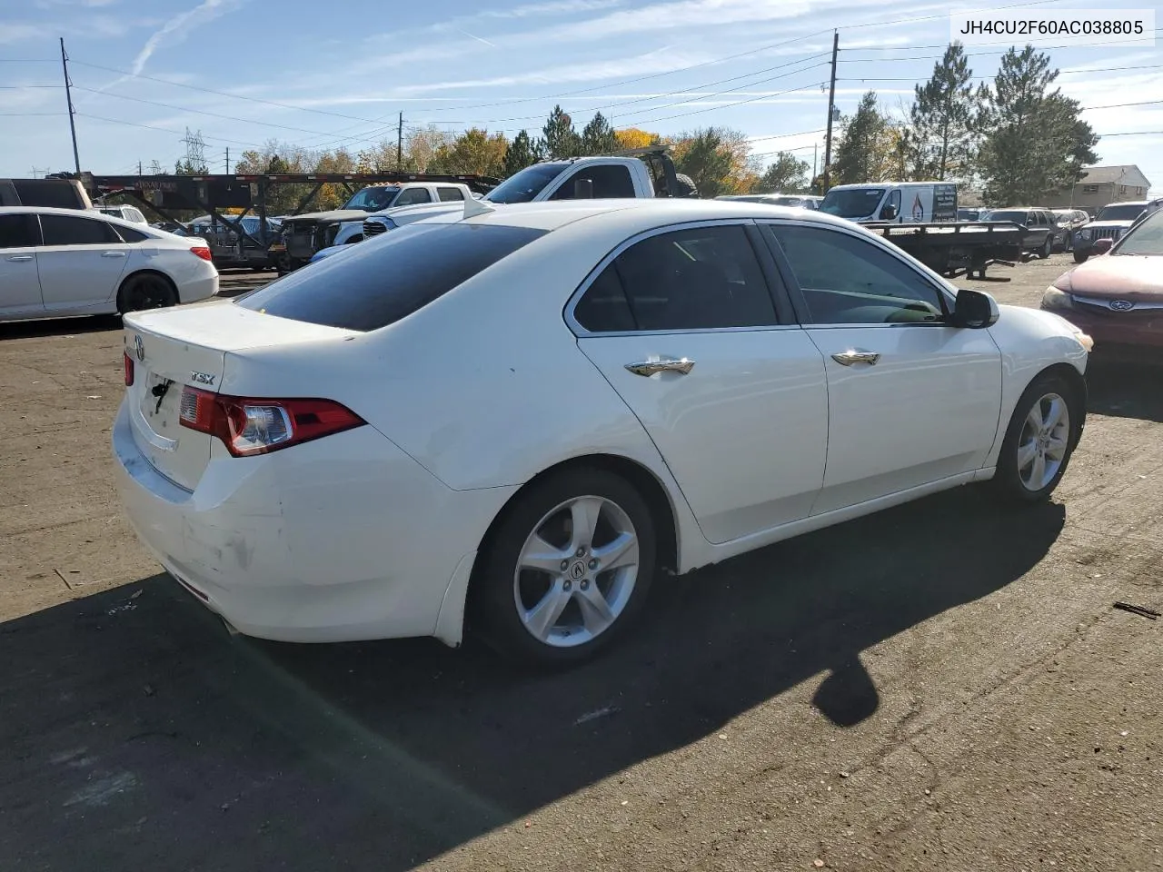 2010 Acura Tsx VIN: JH4CU2F60AC038805 Lot: 78956244