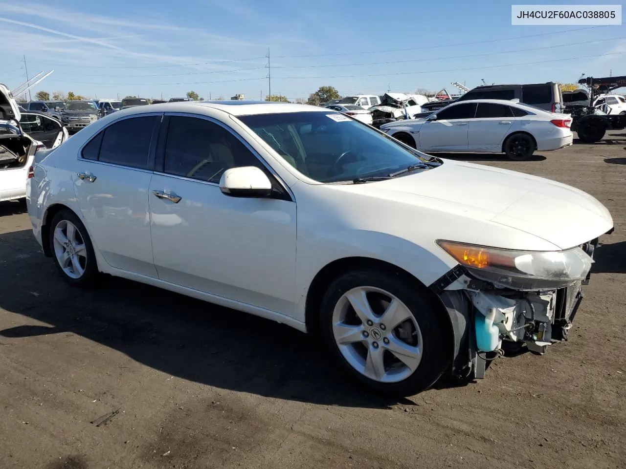 2010 Acura Tsx VIN: JH4CU2F60AC038805 Lot: 78956244