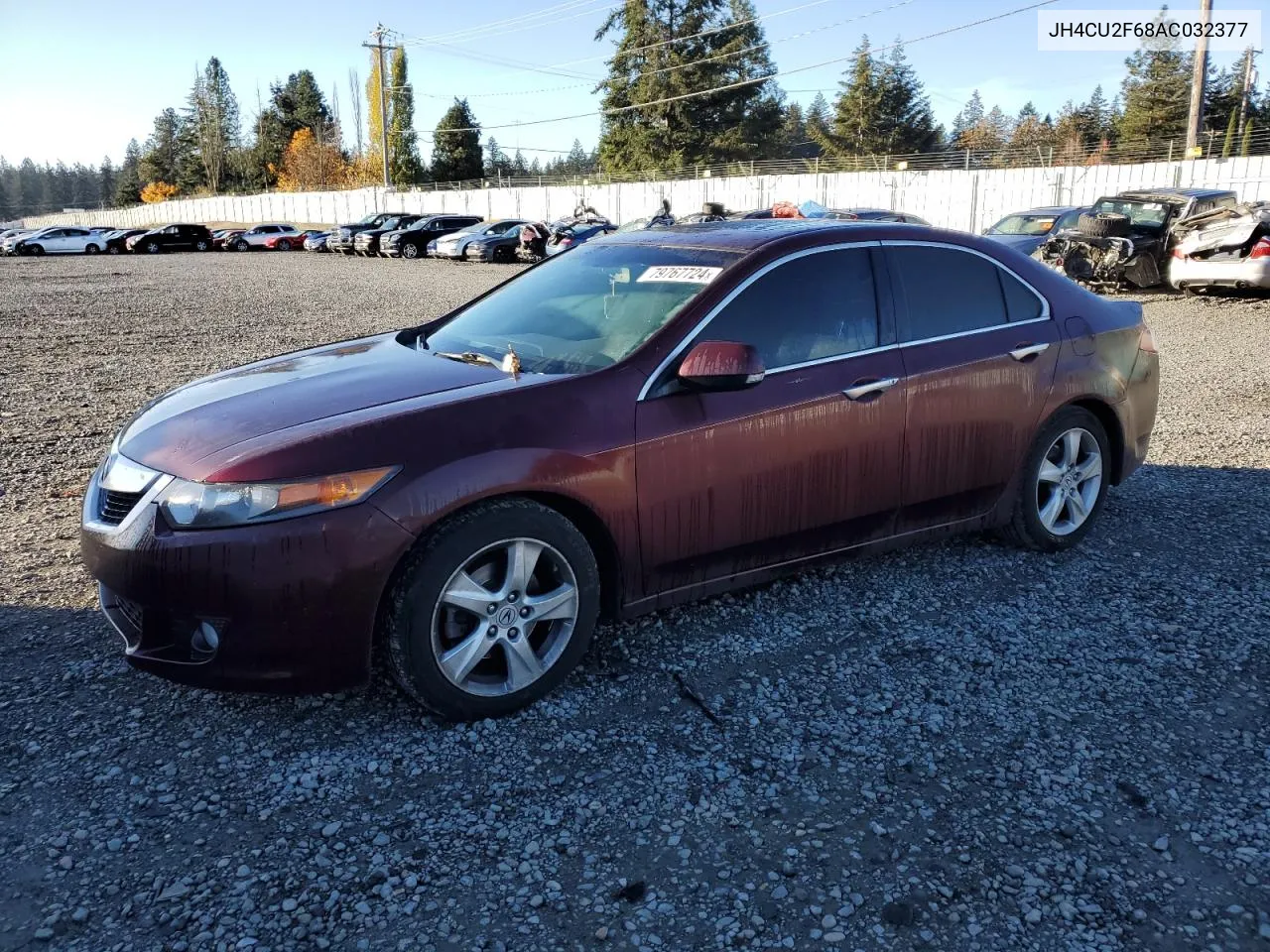 2010 Acura Tsx VIN: JH4CU2F68AC032377 Lot: 79767724