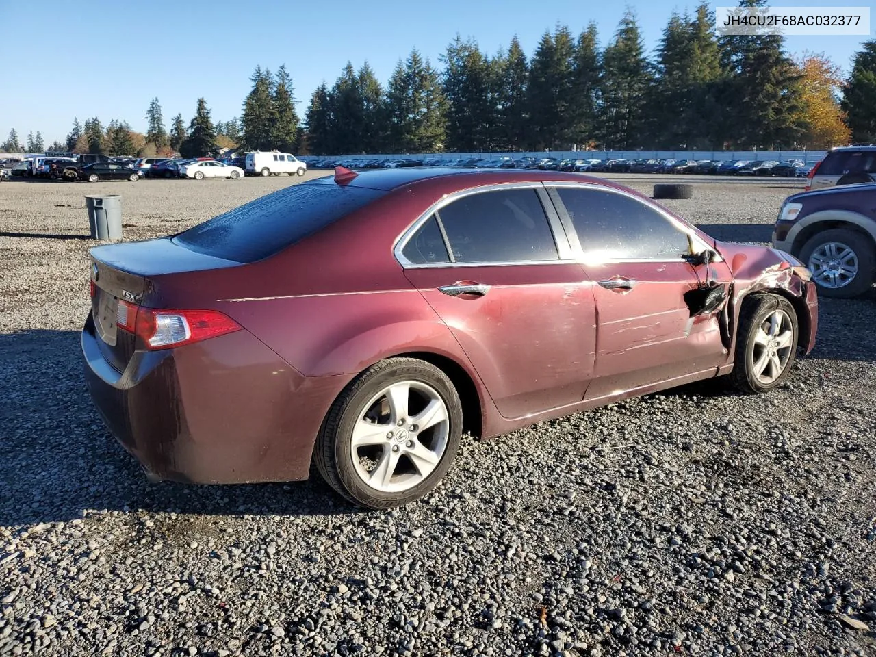 2010 Acura Tsx VIN: JH4CU2F68AC032377 Lot: 79767724