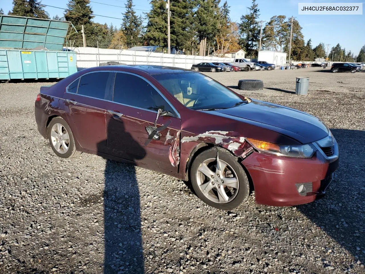 2010 Acura Tsx VIN: JH4CU2F68AC032377 Lot: 79767724