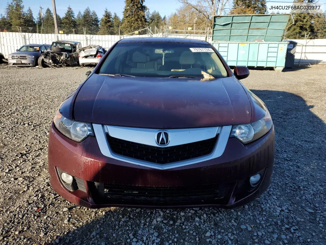 2010 Acura Tsx VIN: JH4CU2F68AC032377 Lot: 79767724