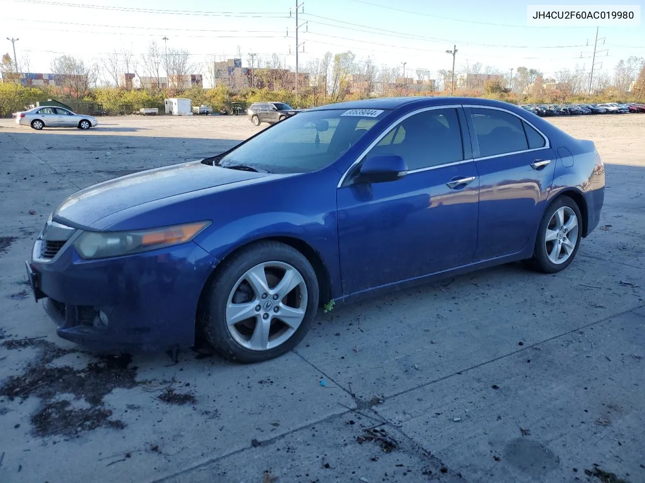 2010 Acura Tsx VIN: JH4CU2F60AC019980 Lot: 80639044