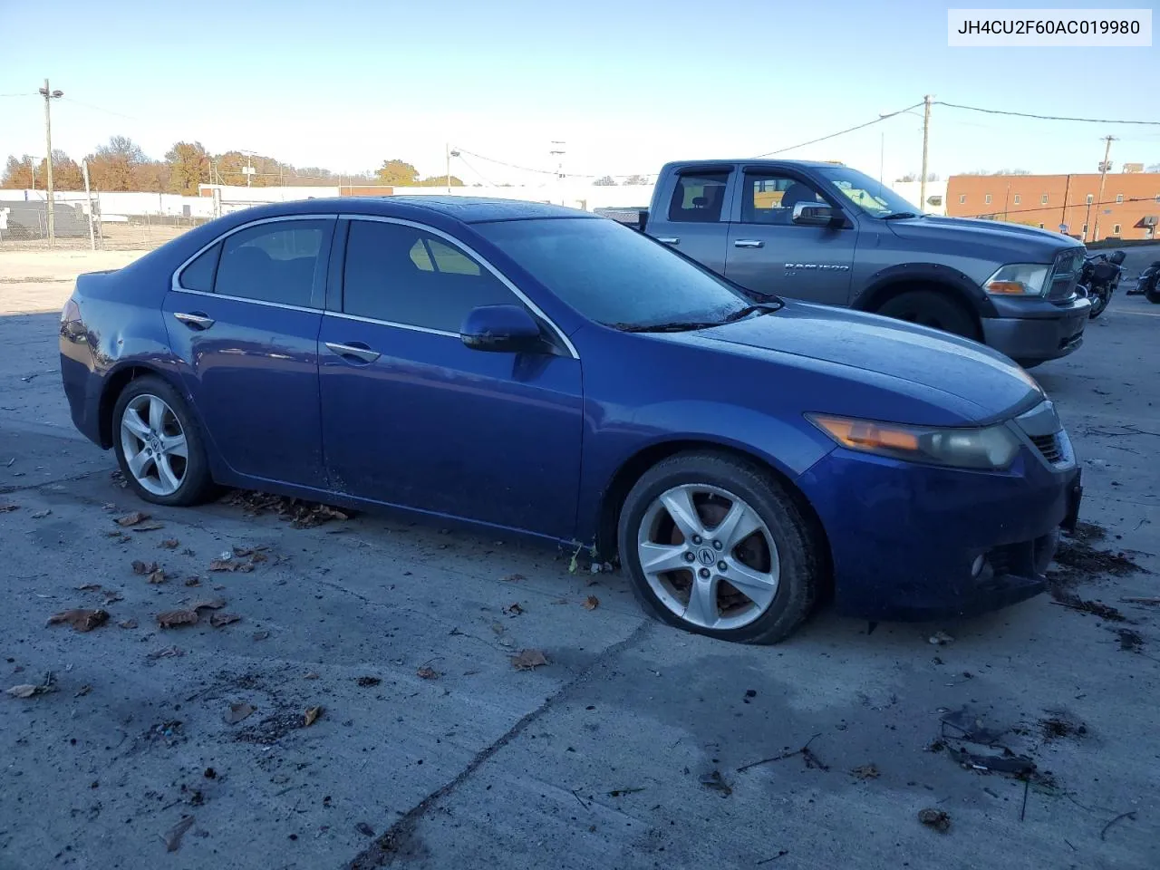 2010 Acura Tsx VIN: JH4CU2F60AC019980 Lot: 80639044