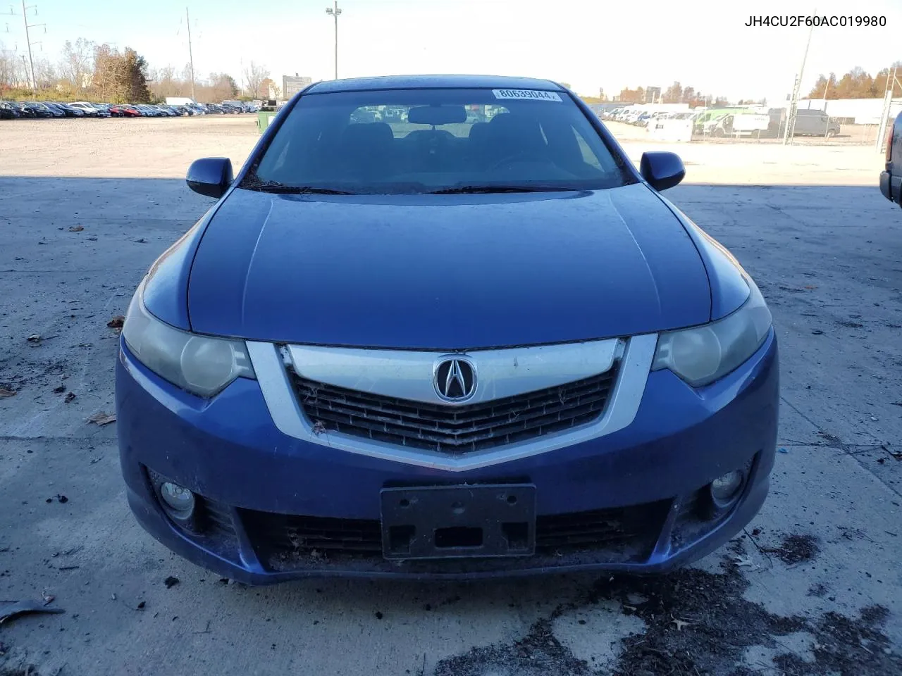 2010 Acura Tsx VIN: JH4CU2F60AC019980 Lot: 80639044