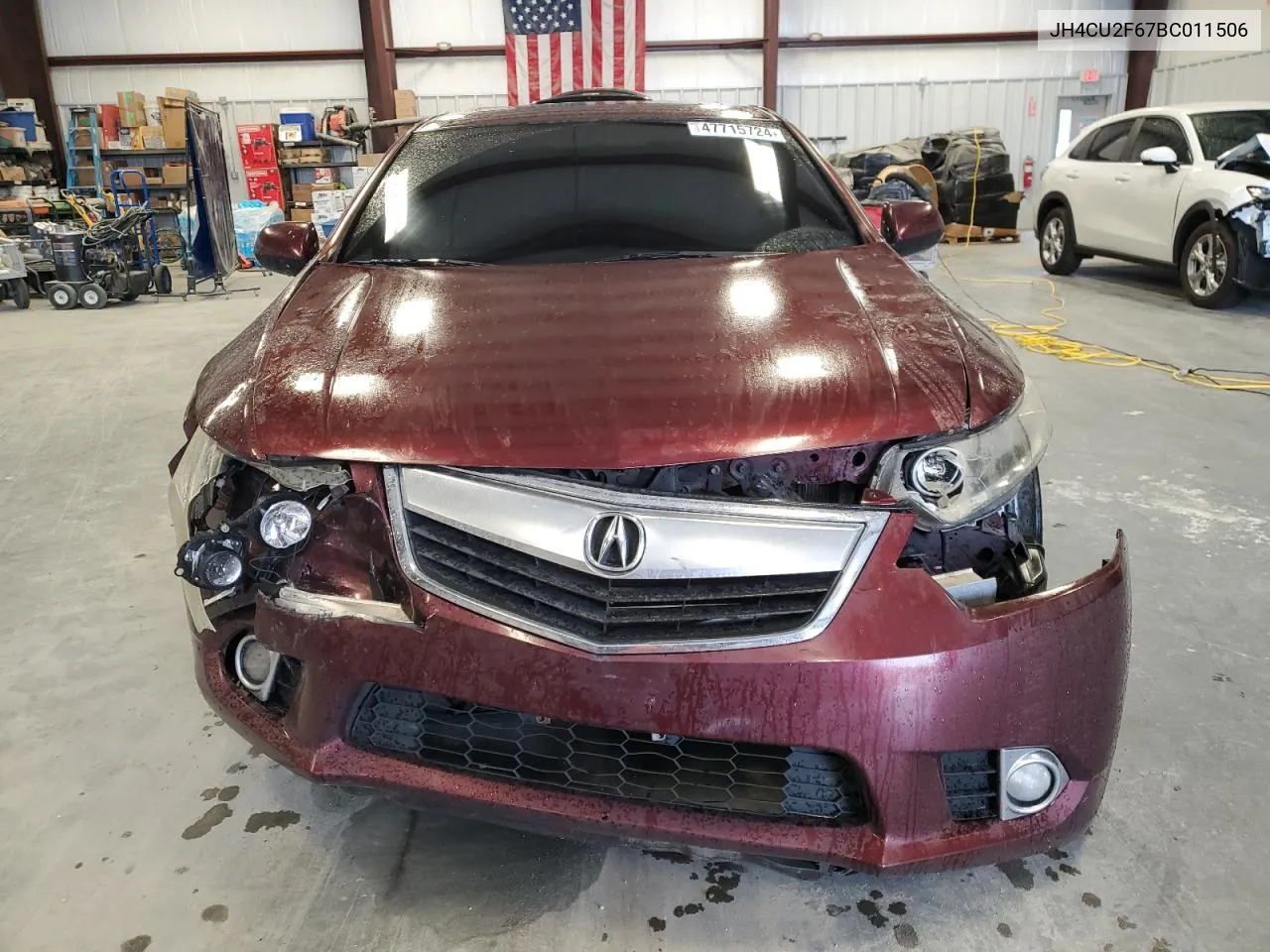 2011 Acura Tsx VIN: JH4CU2F67BC011506 Lot: 47715724