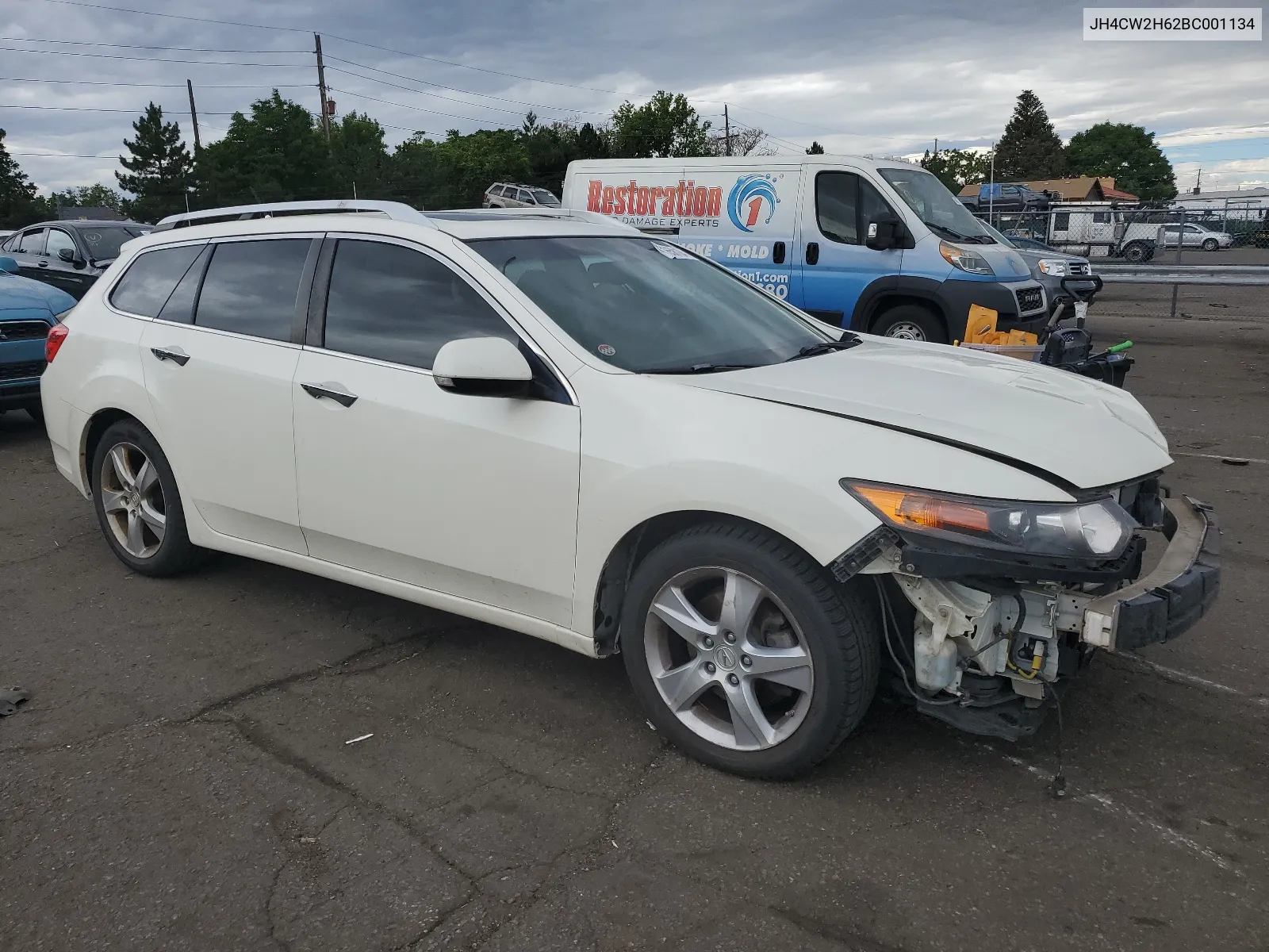 2011 Acura Tsx VIN: JH4CW2H62BC001134 Lot: 61658104