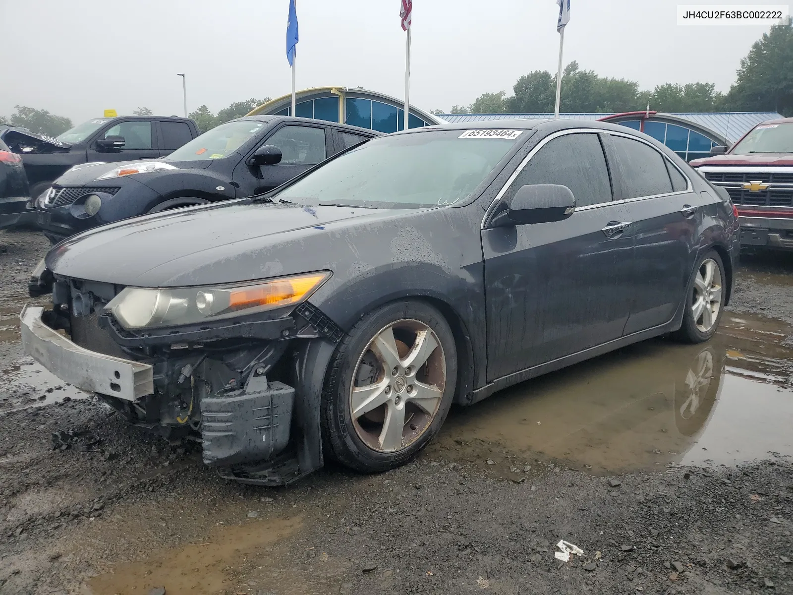 2011 Acura Tsx VIN: JH4CU2F63BC002222 Lot: 65193464