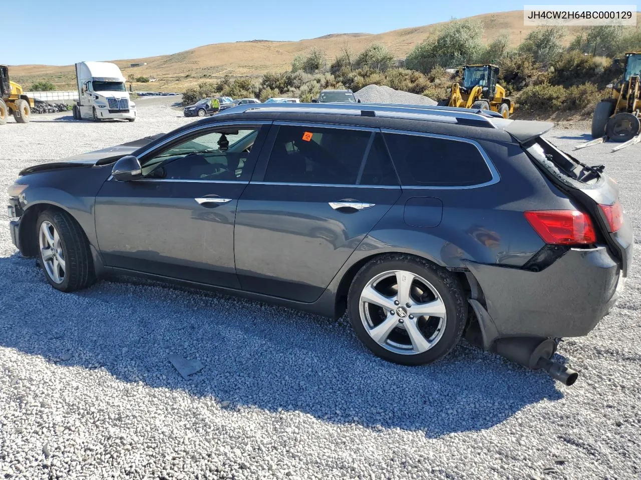 2011 Acura Tsx VIN: JH4CW2H64BC000129 Lot: 67137574