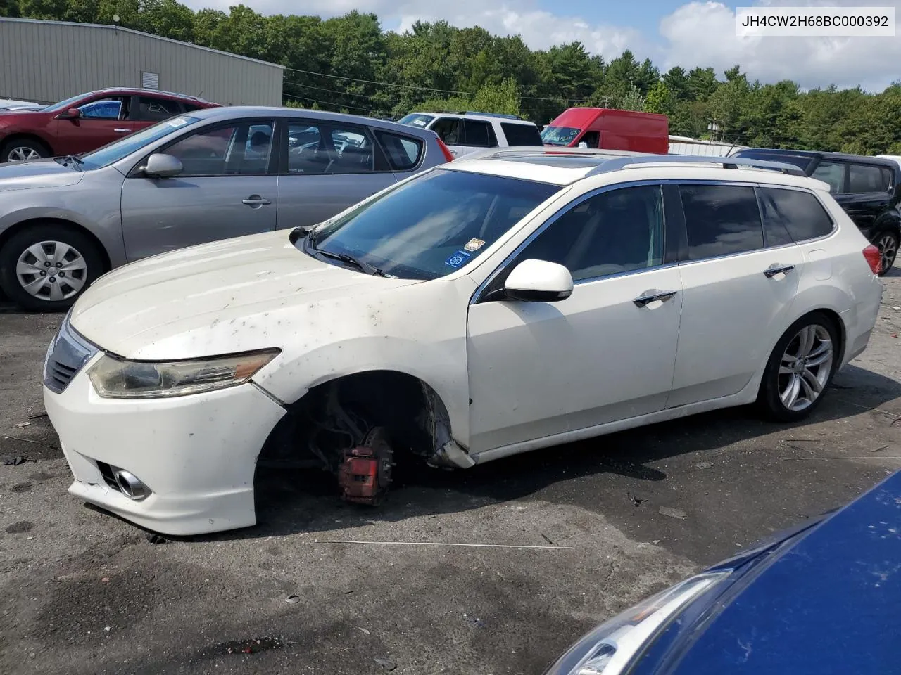 2011 Acura Tsx VIN: JH4CW2H68BC000392 Lot: 69374034