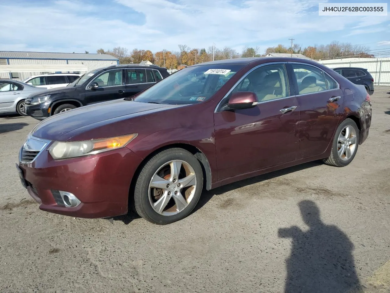 2011 Acura Tsx VIN: JH4CU2F62BC003555 Lot: 71974014