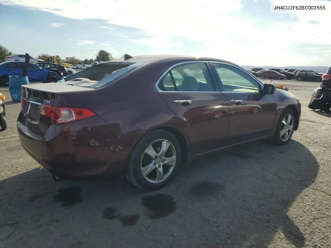 2011 Acura Tsx VIN: JH4CU2F62BC003555 Lot: 71974014