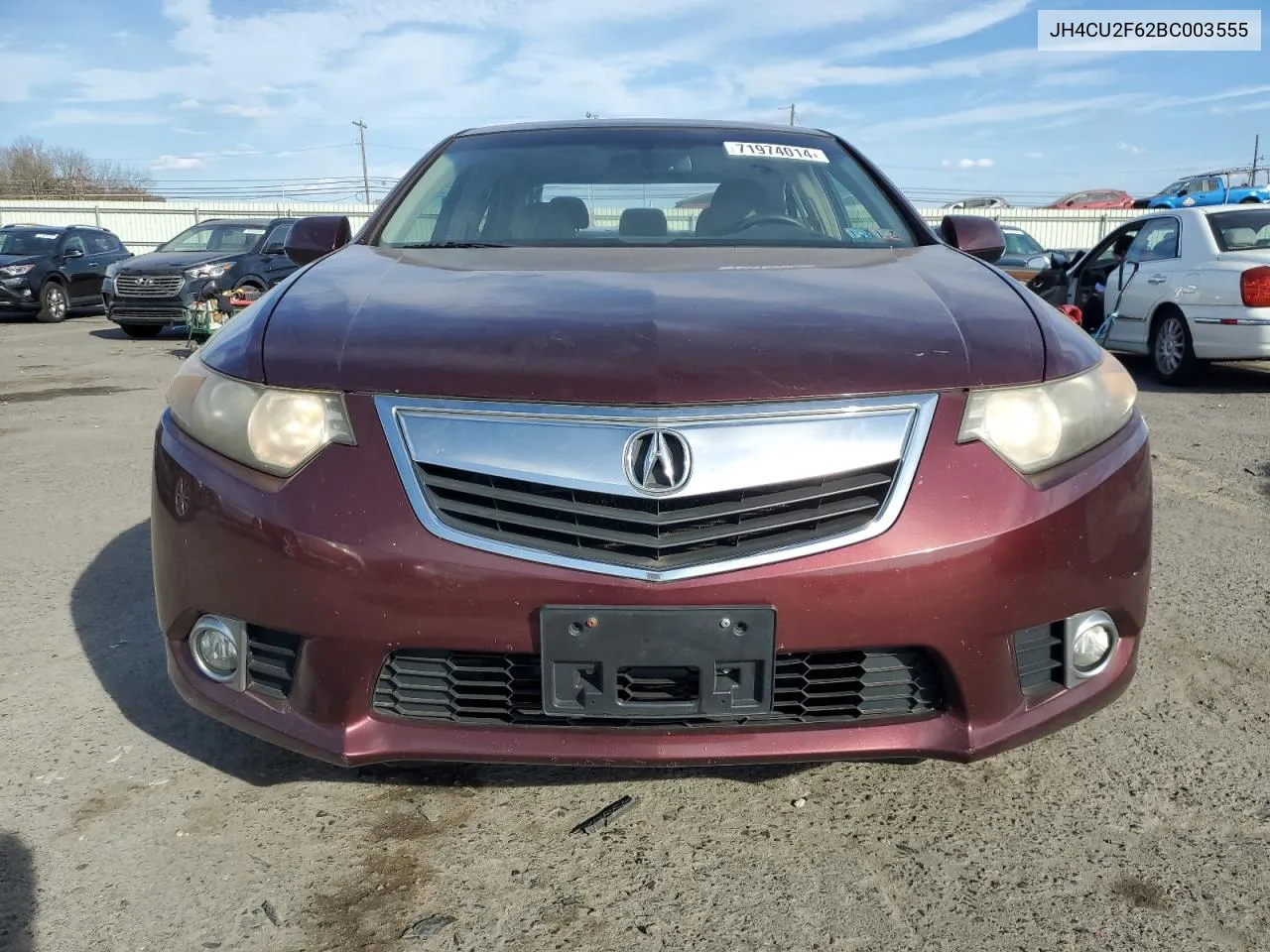 2011 Acura Tsx VIN: JH4CU2F62BC003555 Lot: 71974014