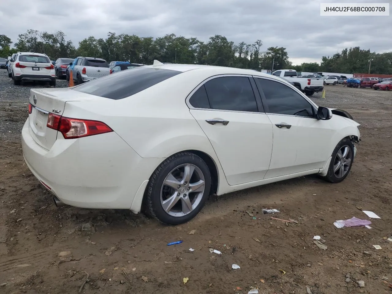 2011 Acura Tsx VIN: JH4CU2F68BC000708 Lot: 72150744